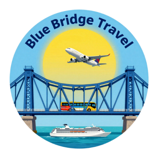 Blue Bridge Travel Logo